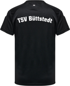 Damen Trainingsshirt TSV Büttstedt - Hummel Core XK Poly Shirt - Schwarz